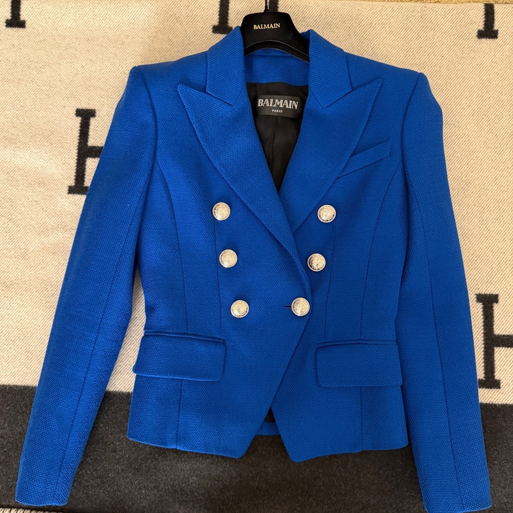 Balmain Classic Blazer in beautiful blue color